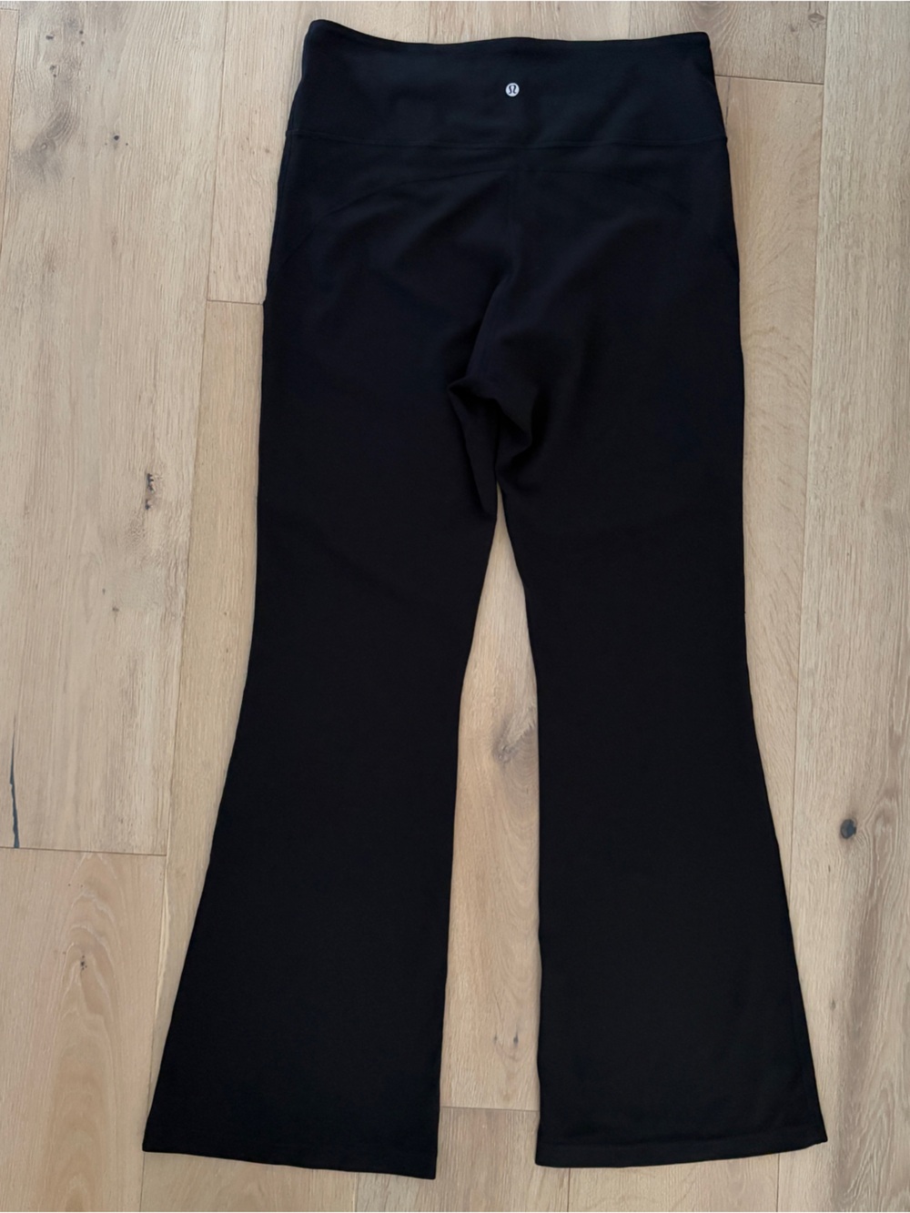Lululemon Groove Nulu Super High Rise Flared Black Yoga Pants Women's Sz 14*D30 - Picture 4 of 5